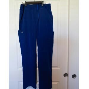 Figs Technical Collection Navy Blue Ladies Scrub Bottons Size Medium